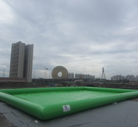 Pool1-523 大規模な緑色の空気入りプール