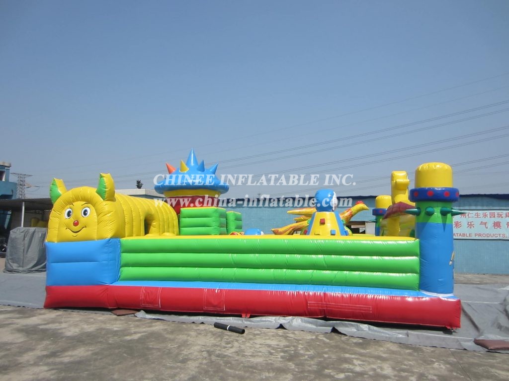 T6-355 Doraemon Giant Inflatable Amusing Park Ground Gamd For Kids