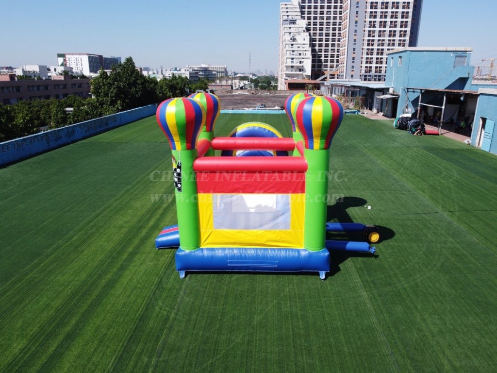 T2-1175 Balloon Bouncy Castle With Slide