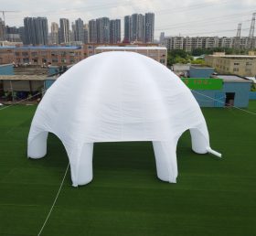 Tent1-403 カスタム業務用芝生テント白い空気入りスパイダーテント