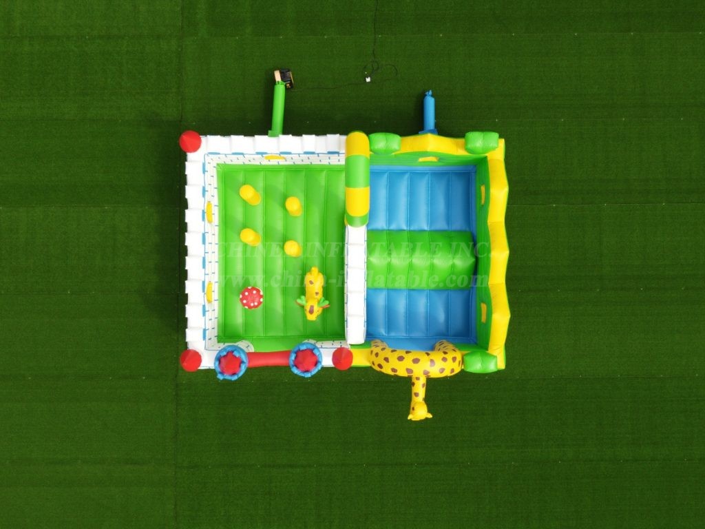 T1-2 Jungle Theme Inflatable Castle Bouncers