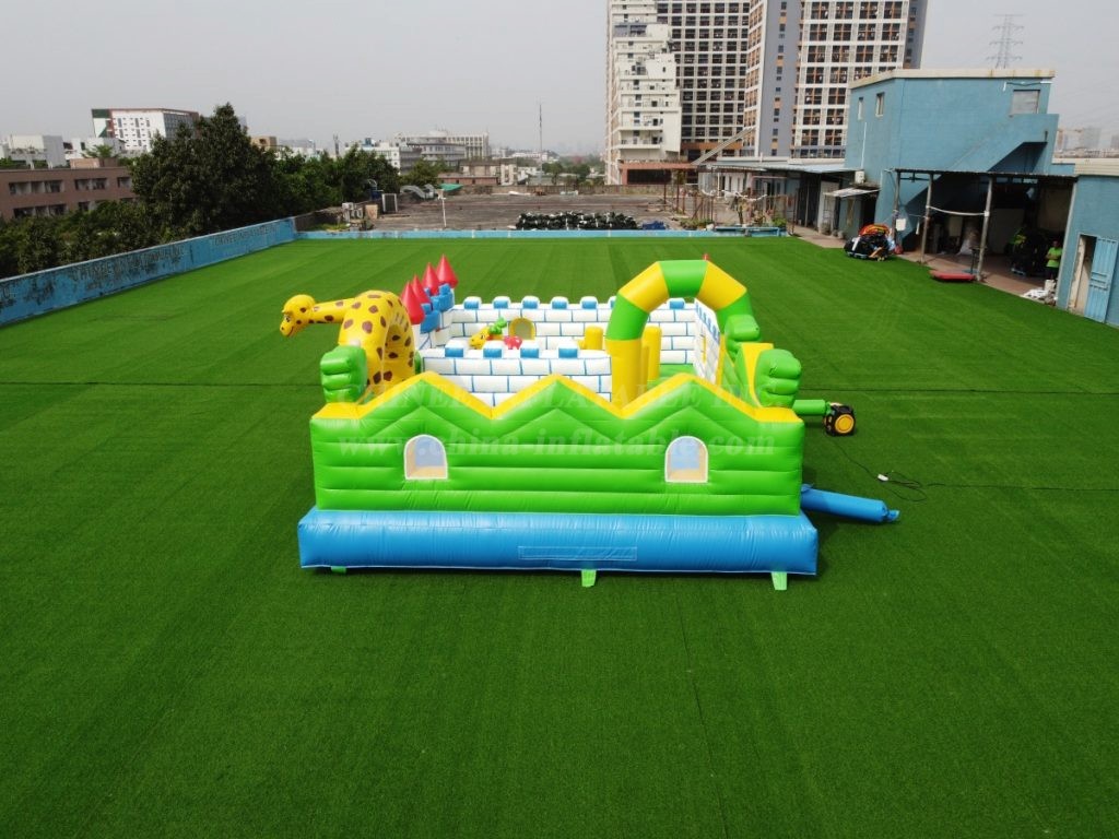 T1-2 Jungle Theme Inflatable Castle Bouncers