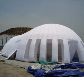 Tent1-410 巨大な白い空気入りテント