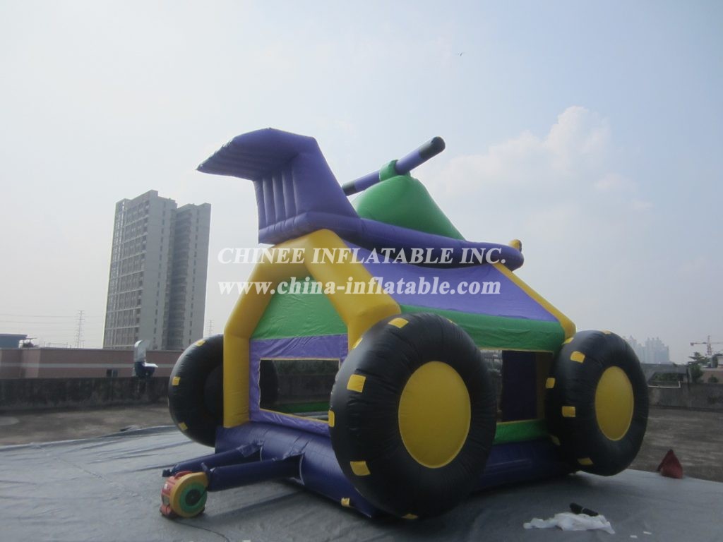 T2-670 Monster Trucks Inflatable Jumpers