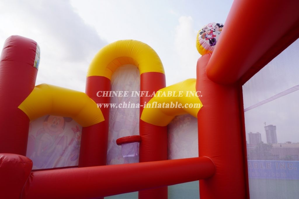 T2-3092 Mickey Mouse Combo Inflatable Disney Castle