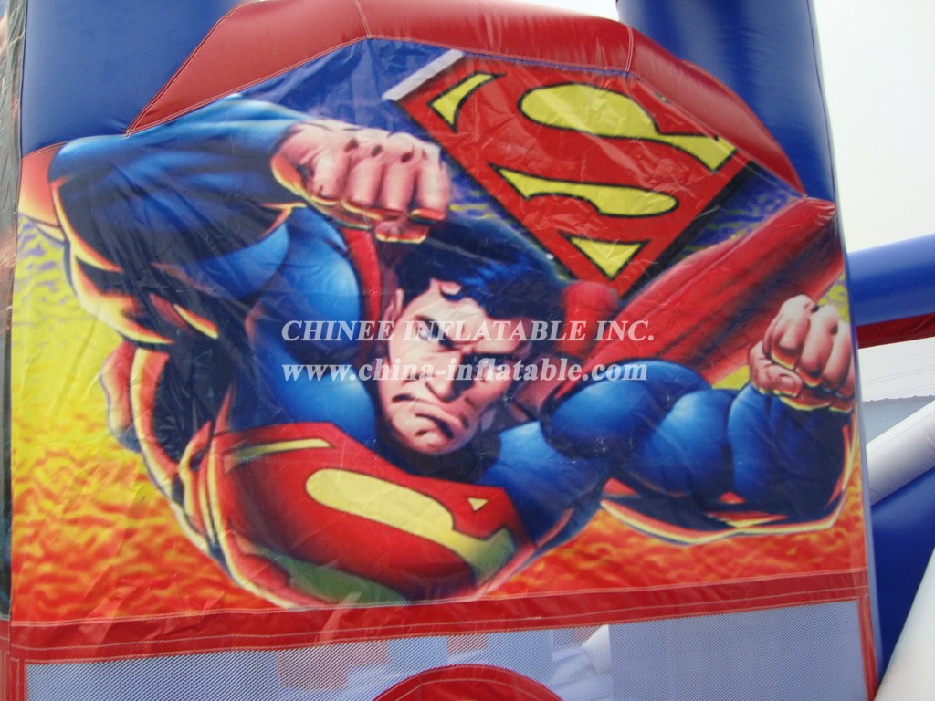 T2-553 Superman Superhero Inflatable Bouncer