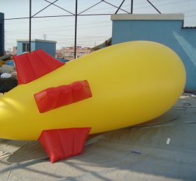 B3-40 黄色の空気入り飛行船風船