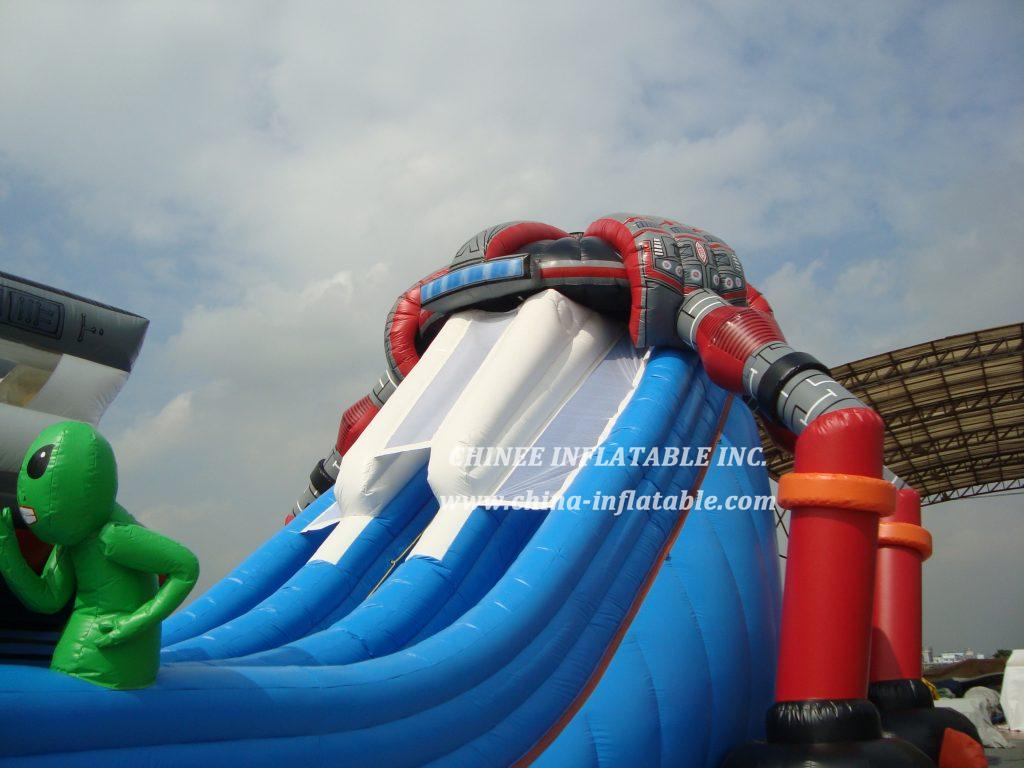 T8-221 Inflatable Slide Alien And Space Giant Slide