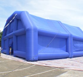 Tent1-283 青色の空気入りテント