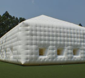 Tent1-457 耐久性に優れた白色の巨大な空気入りテント