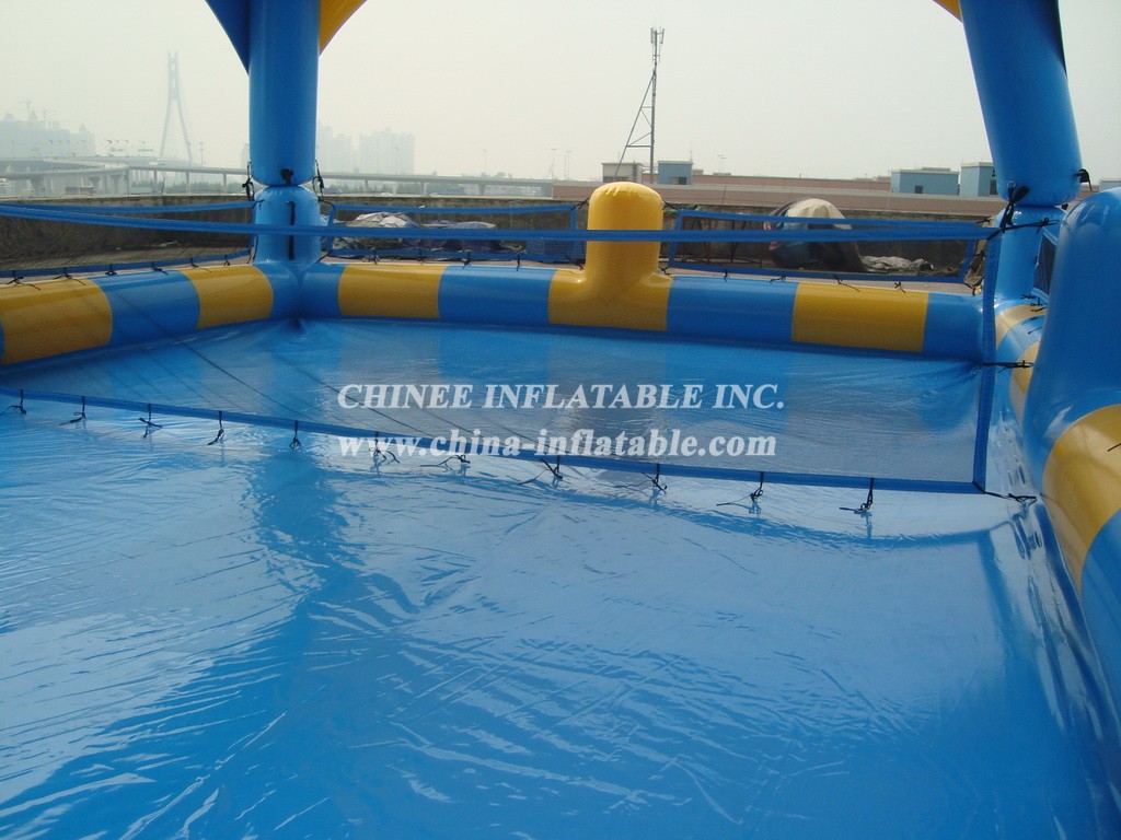 Tent1-444 Large Inflatable Swimming Pool With Tent