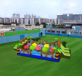 T6-456 ＜農場巨大空気入り遊園地子ども用キノコの遊び場＞