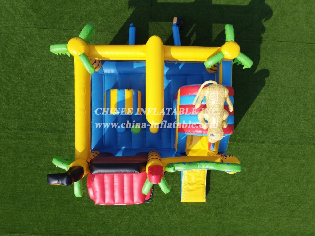 T2-3427 Amazon Safari Bounce Combo Jumping Castle