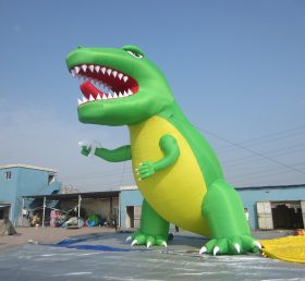 cartoon1-665 恐竜のインフレーションキャラクター