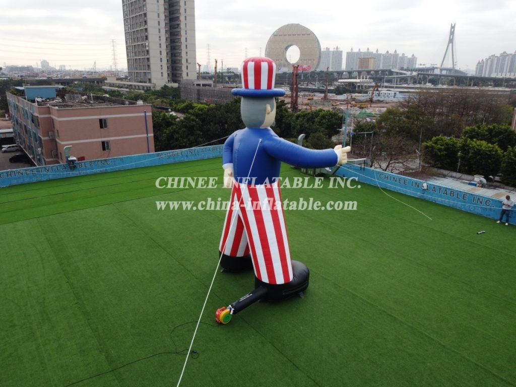 cartoon2-058 Uncle Sam Inflatable Cartoons