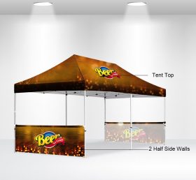 F2-11 10 × 20 2半側壁折りたたみテント/広告テント