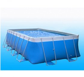 Pool2-007 屋外移動耐久性金属フレームPvc膨張式地下水公園プール
