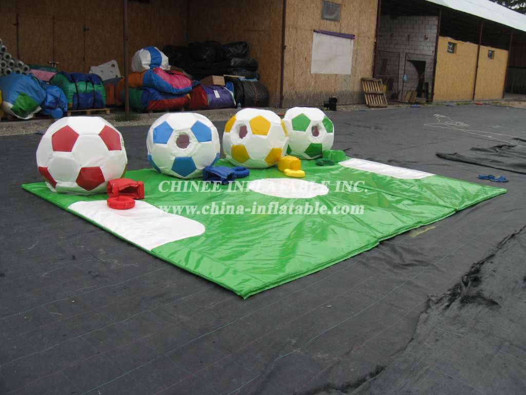 SS1-5 Adult Football Sumo Set 4 Suits 1 Mat