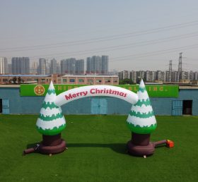 Arch2-034 クリスマスツリーをかたどった空気入りアーチクリスマス用空気入りオーナメント
