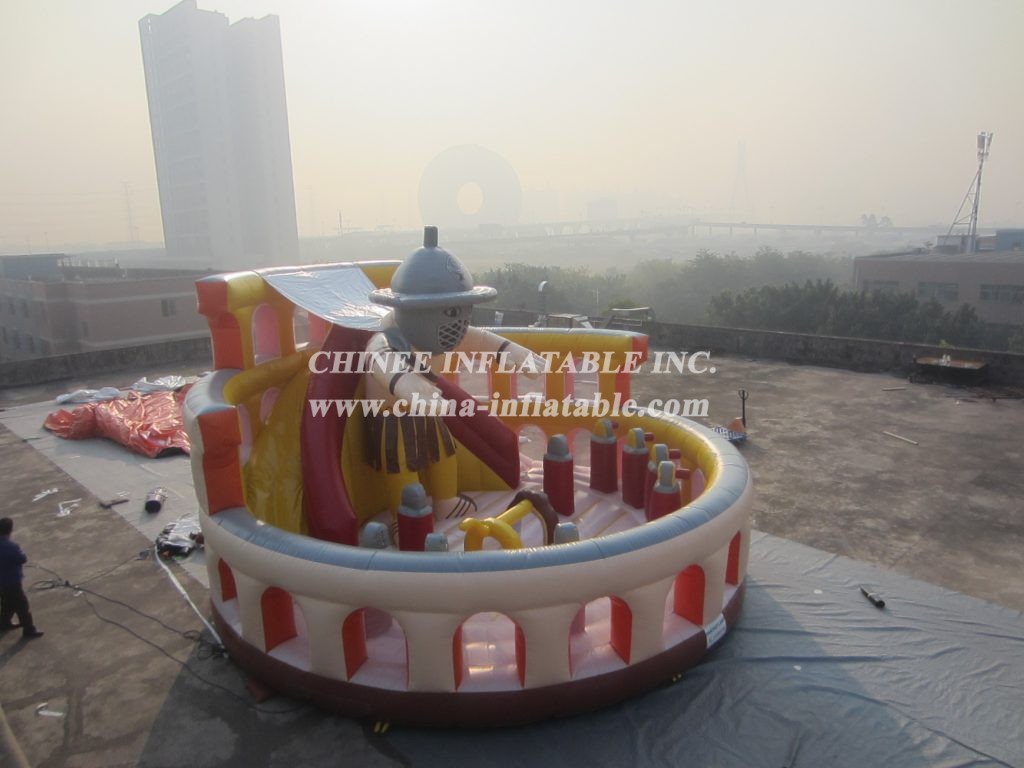 T7-548 Giant Cartoon Inflatable Funcity