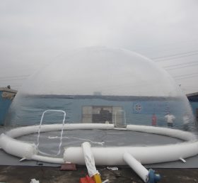 Tent1-523 透明泡テントによる屋外キャンプ用テント