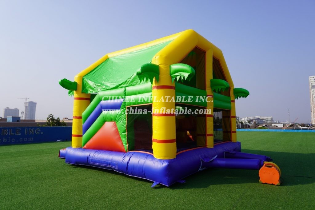 T2-3480B Bouncy House Jumping Inflatable Lion Theme Kids Combo