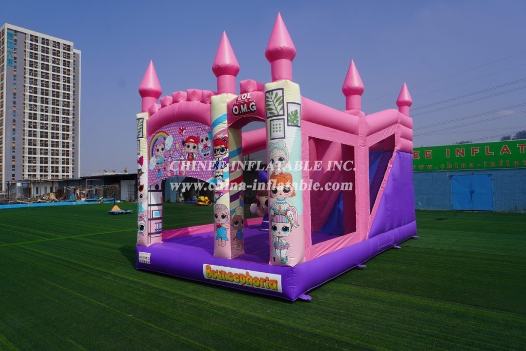 T5-1002E L.O.L.Surprise Bouncy Castle Combo Slide