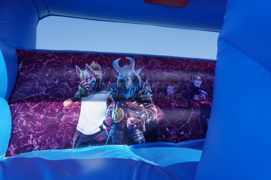 T8-3803B Fortnite Inflatable Slide