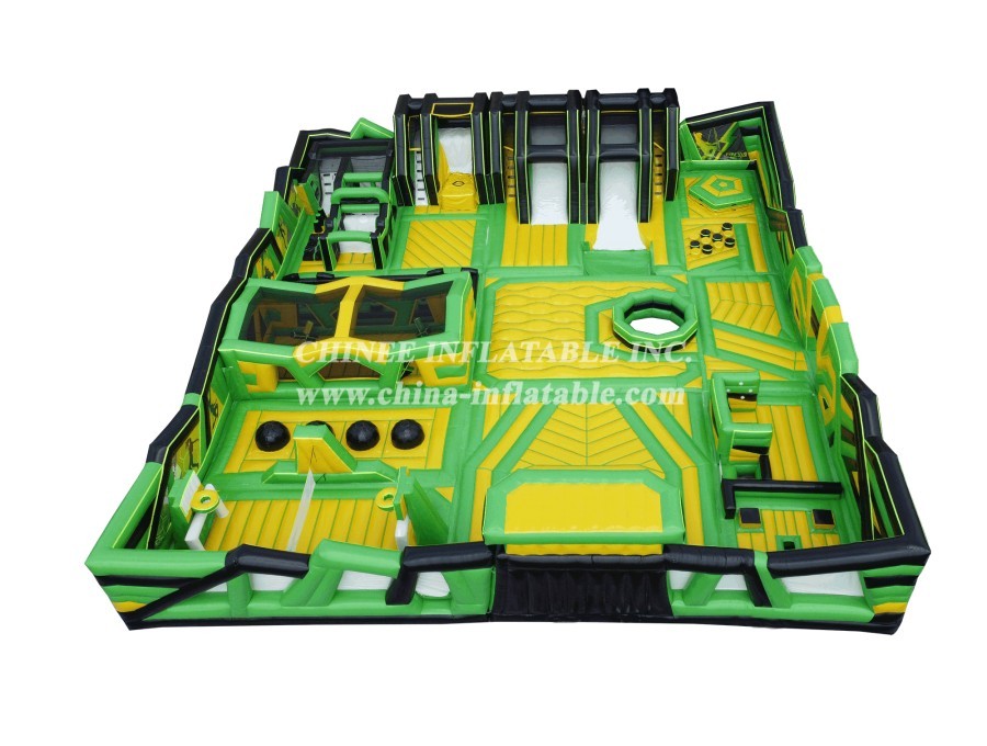 GF2-062 Inflatable Park Jumping Bouncy Obstacle Inflatable Outdoor Playground