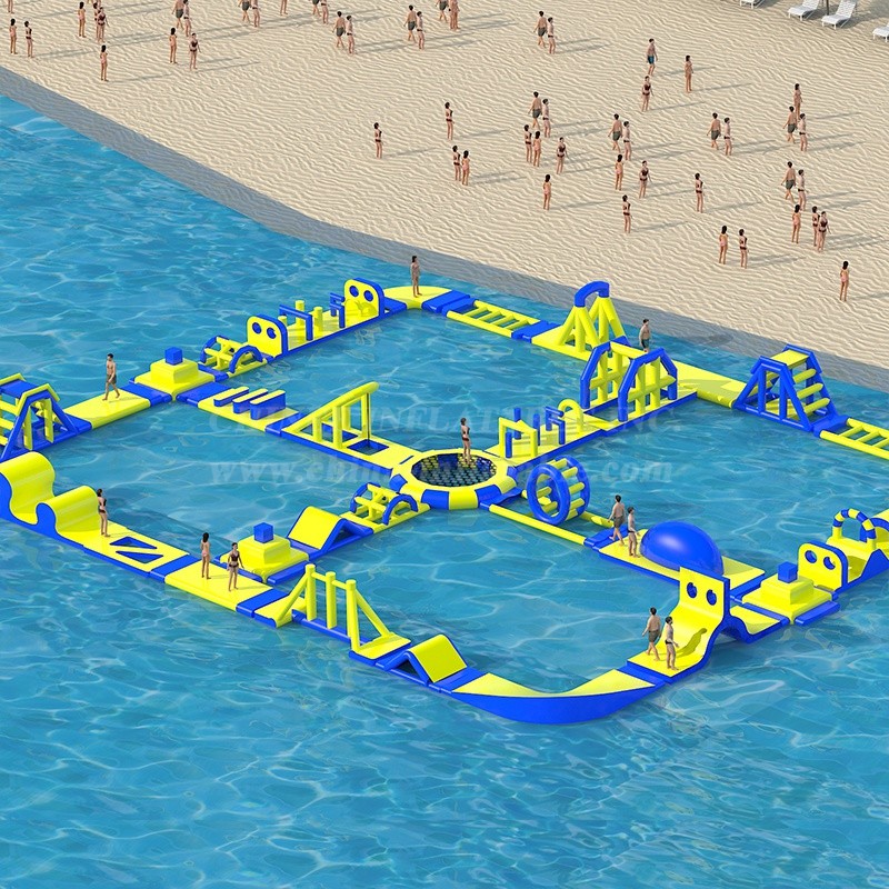 S157 Inflatable Water Park Aqua Park Water Island