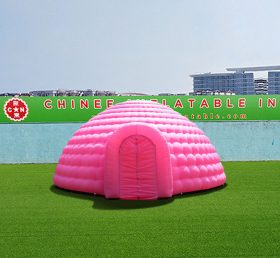 Tent1-4257 巨大なピンクの空気入りドーム