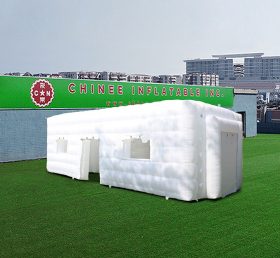 Tent1-4258 屋外耐久性に優れた白色の空気入り立方体テント