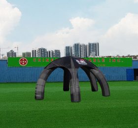 Tent1-4271 黒い空気入りスパイダーテント