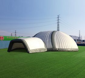 Tent1-4610 トンネル付き大型展示用ドームテント