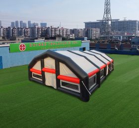 Tent1-4683 大型黒色イベント用空気入りテント