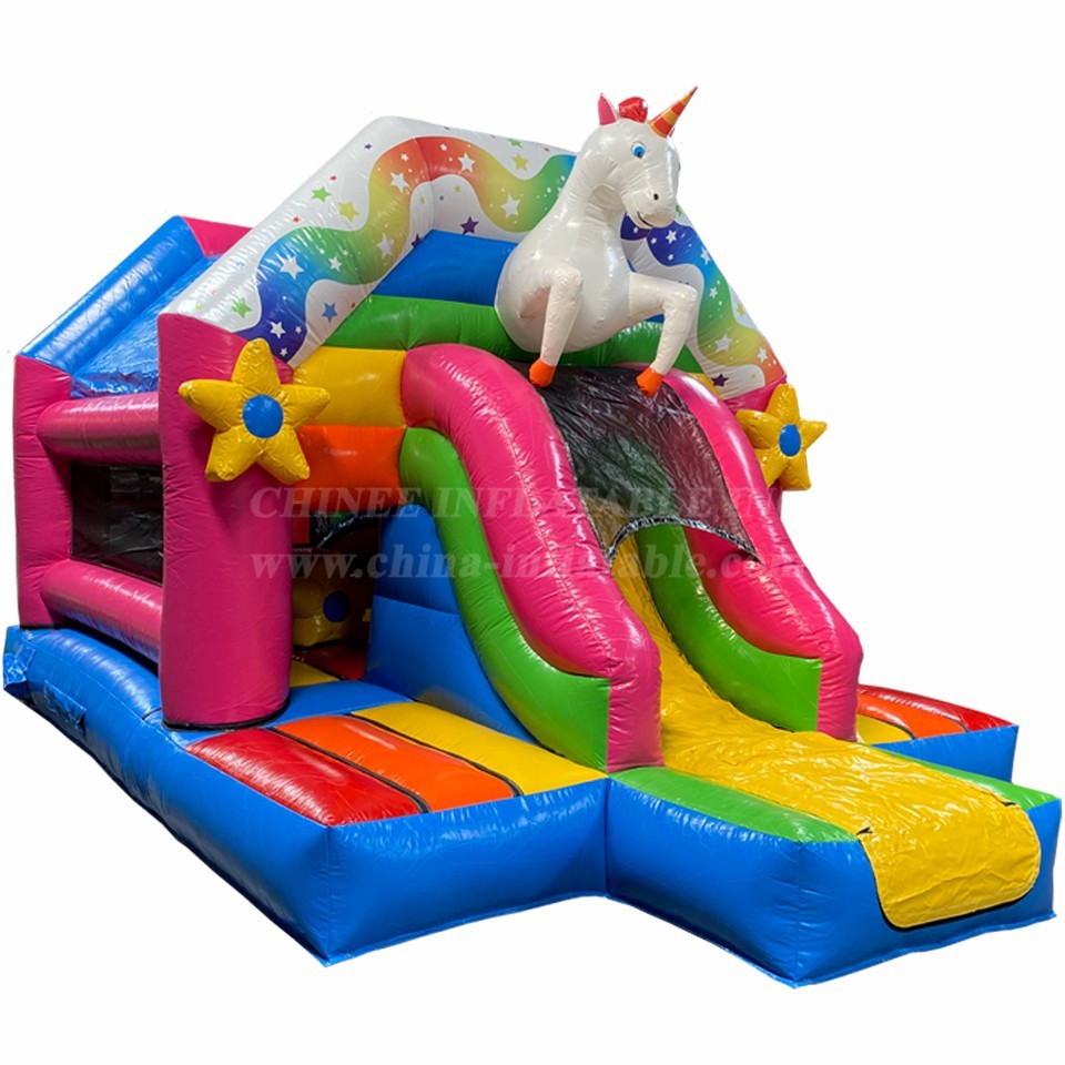 T2-4856 Unicorn Inflatable Combo