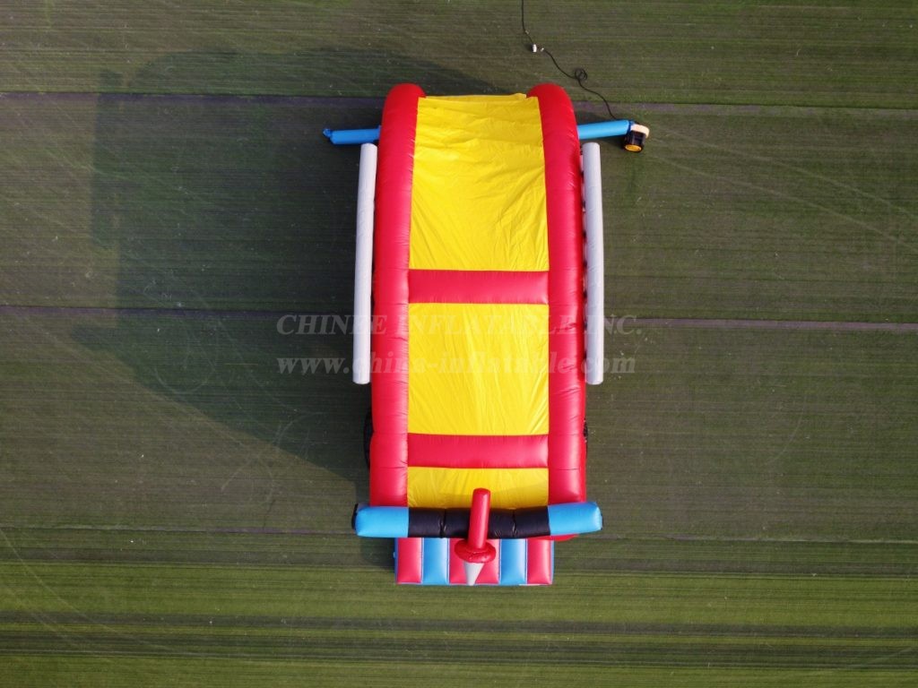 T7-1730 Inflatable Firetruck Obstacle Course