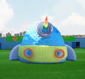 Tent1-6000 航空クジラインフレータブル漫画ドームテント