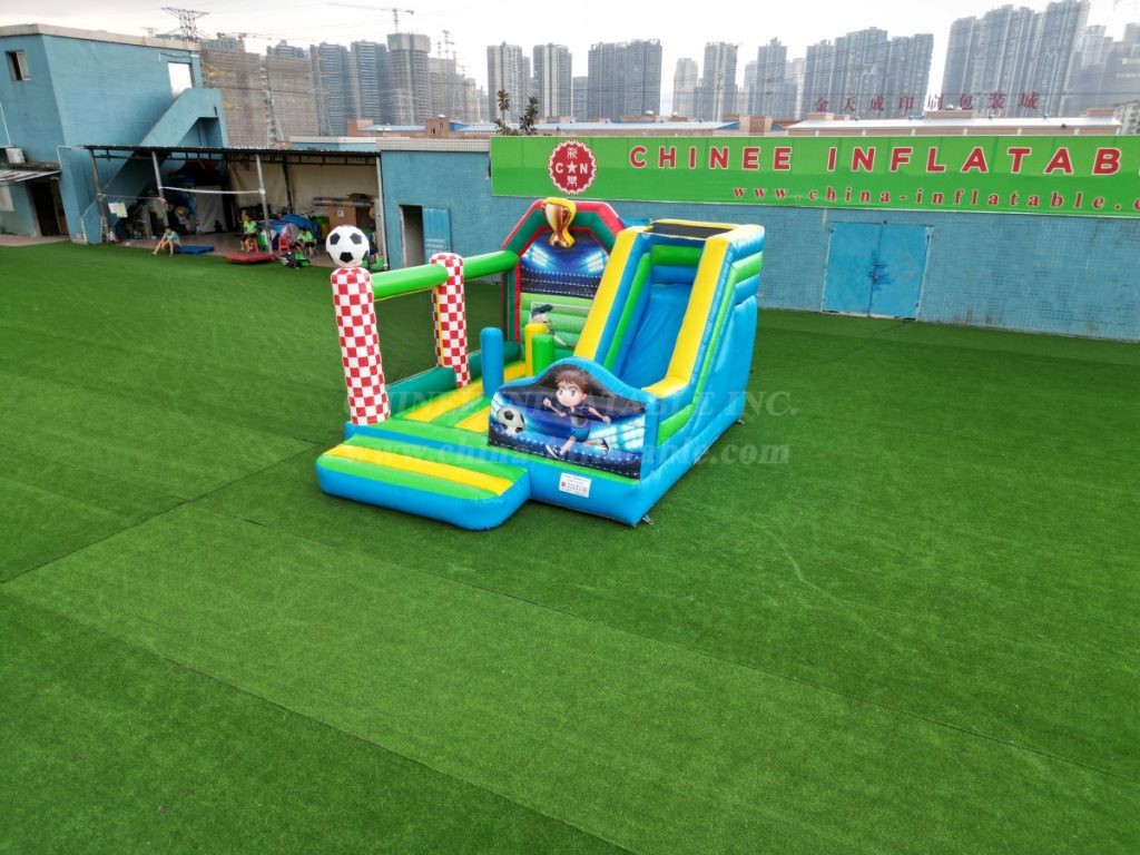 T2-8101 Football Bouncy Castle With Slide