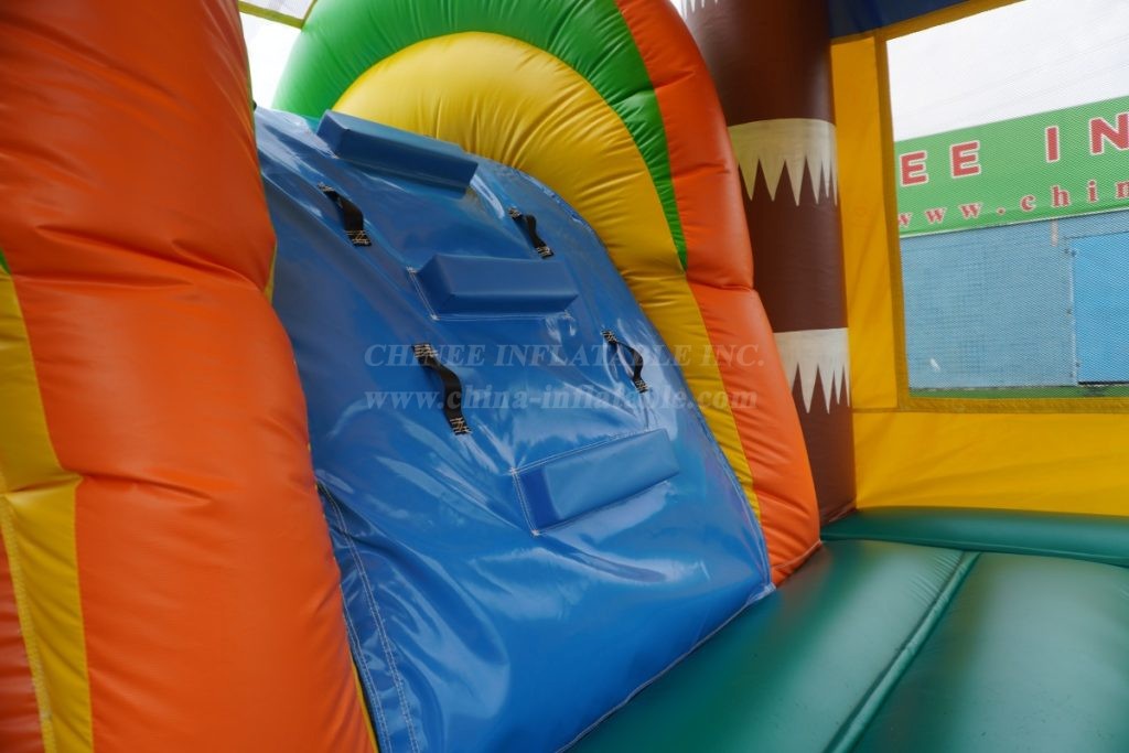 T2-8107 Bouncy Castle Slide Pool Combo