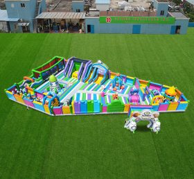 GF2-127 カスタマイズされたカラフルな多角形の大型インフレータブル遊び場インフレータブルジャンプ城