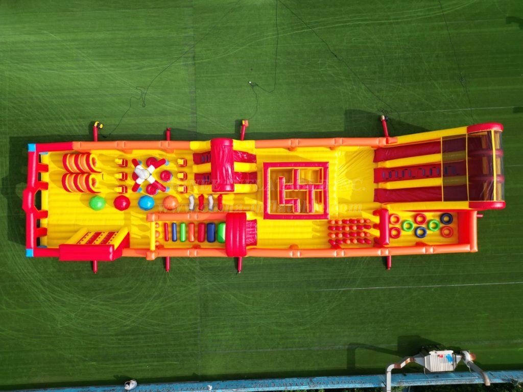 GF2-087 200m² Giant Inflatable Obstacle Course Park