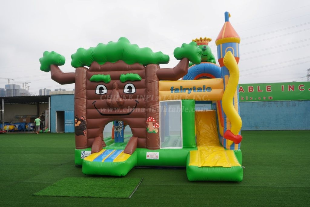 T2-8001 FairyTale Bouncy Castle & Slide