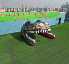 Arch2-501 Dinosaur shaped inflatable arc...