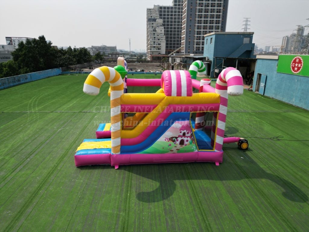 T2-8110 Candy World Theme Bouncy Castle