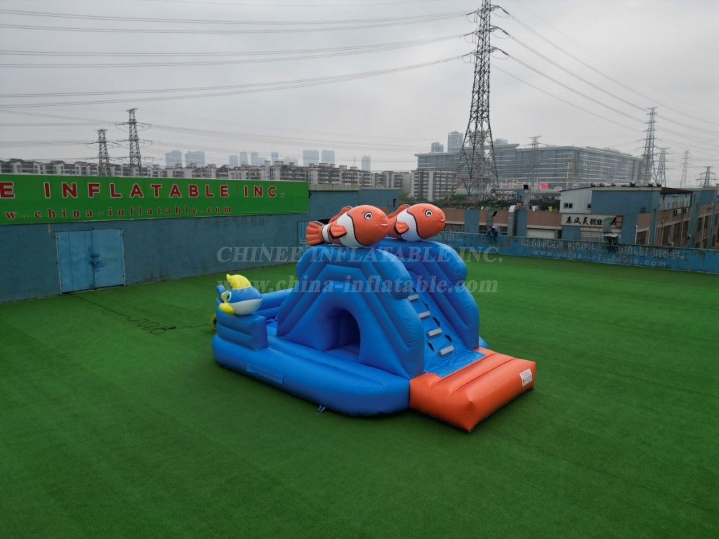 T8-5001 Clownfish themed mini inflatable slide