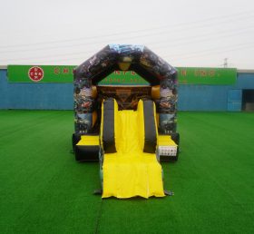 T2-1054E Monster Trucks Bounce House