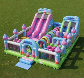 T6-6268 Peppa Pig Theme Inflatable Funci...
