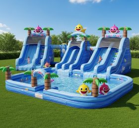 Pool3-232 Baby Shark Theme Pool Water Pa...