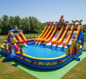Pool3-249 Clown Theme Pool Water Park